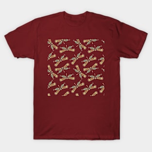 Dragonfly Pattern T-Shirt